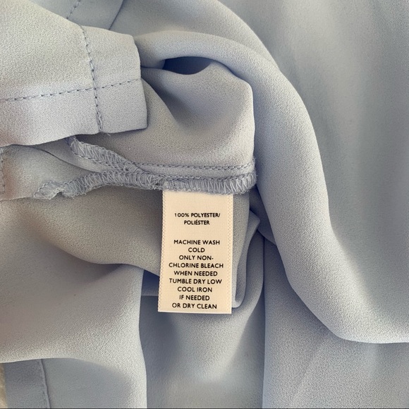 LOFT Light Blue Blouse XS - Picture 6 of 6